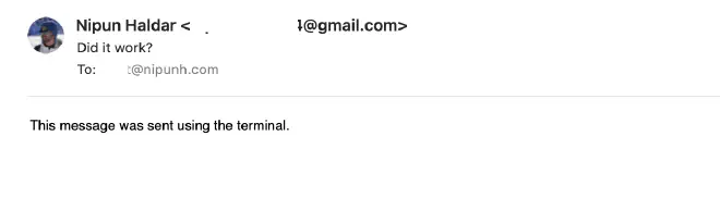 email